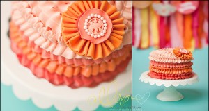 Buttercream Ruffled Smash Cake