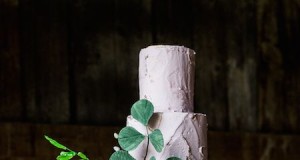 Wild Orchid Wedding Cake