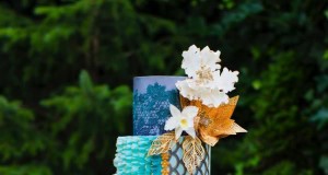 Blue Wedding Cake