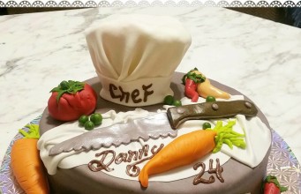 Chef Birthday Cake by Janet Ruiz‎