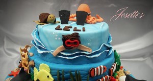 Josette Magri's Beach Themed Cake‎