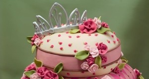 Cute Tiara and Pillow Cake by LaVerne Pretorius