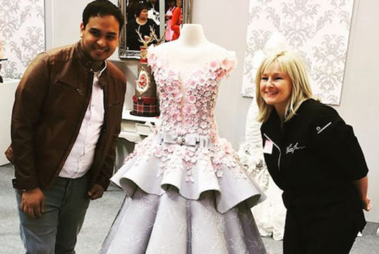 A Wedding Gown or a Gigantic Cake?